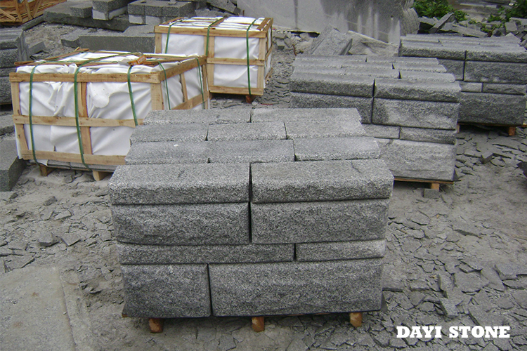 Wall Bricks Grey Granite Natural split - Dayi Stone